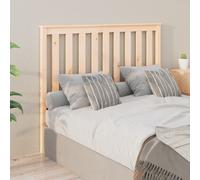 vidaXL Cabecero de cama madera maciza de pino 141x6x101 cm