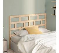 vidaXL Cabecero de cama madera maciza de pino 146x4x100 cm