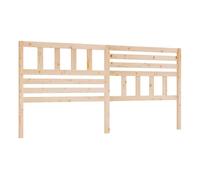 Vidaxl cabecero de cama madera maciza de pino 186x4x100 cm