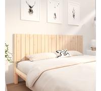 vidaXL Cabecero de cama madera maciza de pino 205,5x4x100 cm
