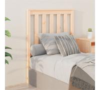 vidaXL Cabecero de cama madera maciza de pino 81x6x101 cm