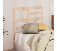 vidaXL Cabecero de cama madera maciza de pino 96x4x104 cm