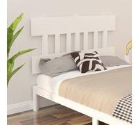 vidaXL Cabecero de cama madera maciza de pino blanco 143,5x3x81 cm
