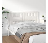 vidaXL Cabecero de cama madera maciza de pino blanco 145,5x4x100 cm