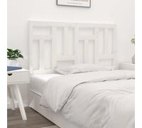 vidaXL Cabecero de cama madera maciza de pino blanco 145,5x4x100 cm