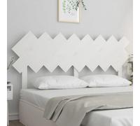 vidaXL Cabecero de cama madera maciza de pino blanco 159,5x3x80,5 cm
