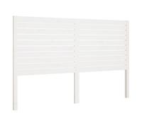 Vidaxl cabecero de cama madera maciza de pino blanco 186x4x100 cm