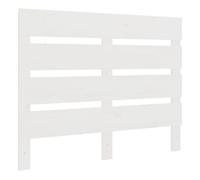 vidaXL Cabecero de cama madera maciza de pino blanco 75x3x80 cm