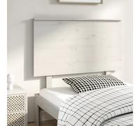 vidaXL Cabecero de cama madera maciza de pino blanco 94x6x82,5 cm