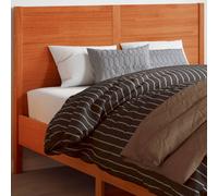 vidaXL Cabecero de cama madera maciza de pino marrón cera 160 cm