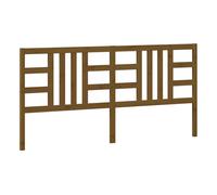 Vidaxl cabecero de cama madera maciza de pino marrón miel 206x4x100 cm