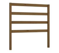 Vidaxl cabecero de cama madera maciza de pino marrón miel 81x4x100 cm