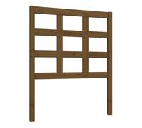 Vidaxl cabecero de cama madera maciza pino marrón miel 80,5x4x100 cm