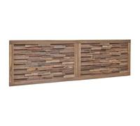 vidaXL Cabecero de Cama Natural Madera de Teca Maciza