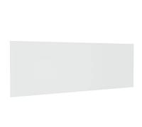 vidaXL Cabecero de Cama Pared Cabezal Dormitorio Estructura Habitación Mobiliario Muebles Decoración Adorno Madera Contrachapada Blanco 240x1,5x80cm