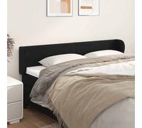 vidaXL Cabecero de cuero sintético negro 163x23x78/88 cm