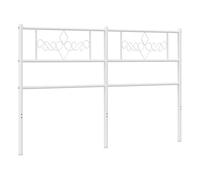 Vidaxl cabecero de metal blanco 120 cm
