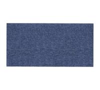 vidaXL Cabecero de Pared 12 pcs Azul 30 x 15 cm Tela, Cabecero de Pared Rectangular Moderno, diseño Textil, Mueble de Dormitorio, decoración Minimalista, Accesorio de habitación