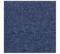 vidaXL Cabecero de Pared 12 pcs Azul 30 x 30 cm Tela, Cabecero de Pared Rectangular Moderno, diseño Textil, Mueble de Dormitorio, decoración Minimalista, Accesorio de habitación