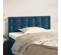 vidaXL Cabecero de terciopelo azul oscuro 90x5x78/88 cm