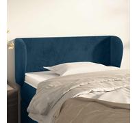 vidaXL Cabecero de terciopelo azul oscuro 93x23x78/88 cm