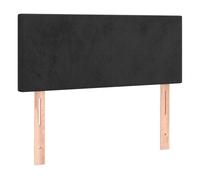 Vidaxl cabecero de terciopelo negro 90x5x78/88 cm