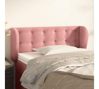 vidaXL Cabecero de terciopelo rosa 103x23x78/88 cm