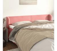 vidaXL Cabecero de terciopelo rosa 163x23x78/88 cm