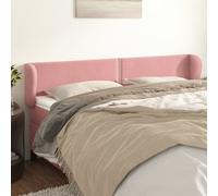 vidaXL Cabecero de terciopelo rosa 163x23x78/88 cm