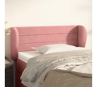 vidaXL Cabecero de terciopelo rosa 83x23x78/88 cm