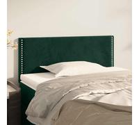 vidaXL Cabecero de terciopelo verde oscuro 80x5x78/88 cm