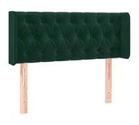 vidaXL Cabecero de Terciopelo Verde Oscuro 93x16x78/88 cm