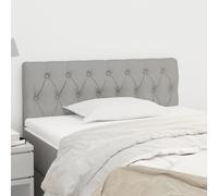 vidaXL Cabecero Dormitorio Base Soporte Estructura Cama Tapizado Adorno Decoración Habitación Hogar Tela 100x7x78/88 cm