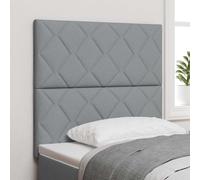 vidaXL Cabecero Gris Claro 100 cm tela