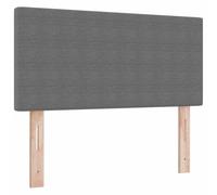 vidaXL Cabecero Gris Claro 80 cm Tela de Pana, Cabecera Moderna para Cama, diseño tapizado, Altura Ajustable, Espuma y Tela de Pana, ¡Estilo y Soporte