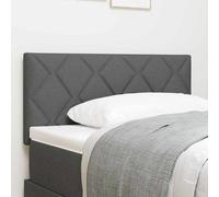 vidaXL Cabecero LED Gris 100 cm tela