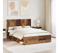 vidaXL Cabecero Madera envejecida PB