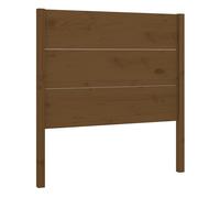 Vidaxl cabecero madera maciza de pino marrón miel 81x4x100 cm