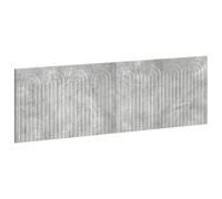 vidaXL Cabecero montada en la Pared ALKMAAR Gris Hormigón