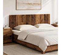 vidaXL Cabecero montada en la pared ALKMAAR Madera envejecida