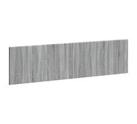 vidaXL Cabecero montada en la pared BREDA Sonoma gris