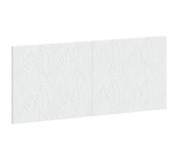 vidaXL Cabecero montada en la pared DELFT Blanco Madera de ingeniería
