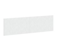 vidaXL Cabecero montada en la pared DELFT Blanco Madera de ingeniería