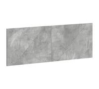 vidaXL Cabecero montada en la pared HAARLEM Gris Hormigón