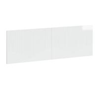 vidaXL Cabecero montada en la pared HOORN Blanco Brillante
