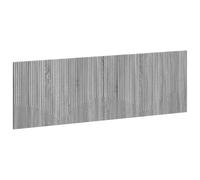 vidaXL Cabecero montada en la Pared HOORN Sonoma Gris