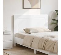 vidaXL Cabecero de pared modelo UTRECHT, blanco brillante, fabricado en material de madera