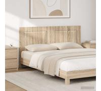 vidaXL Cabecero de pared modelo UTRECHT, en chapa de madera con efecto roble Sonoma