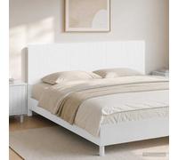 vidaXL Cabecero de pared modelo ZWOLLE, blanco, fabricado en material de madera