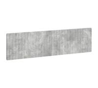 vidaXL Cabecero montada en la Pared ZWOLLE Gris Hormigón